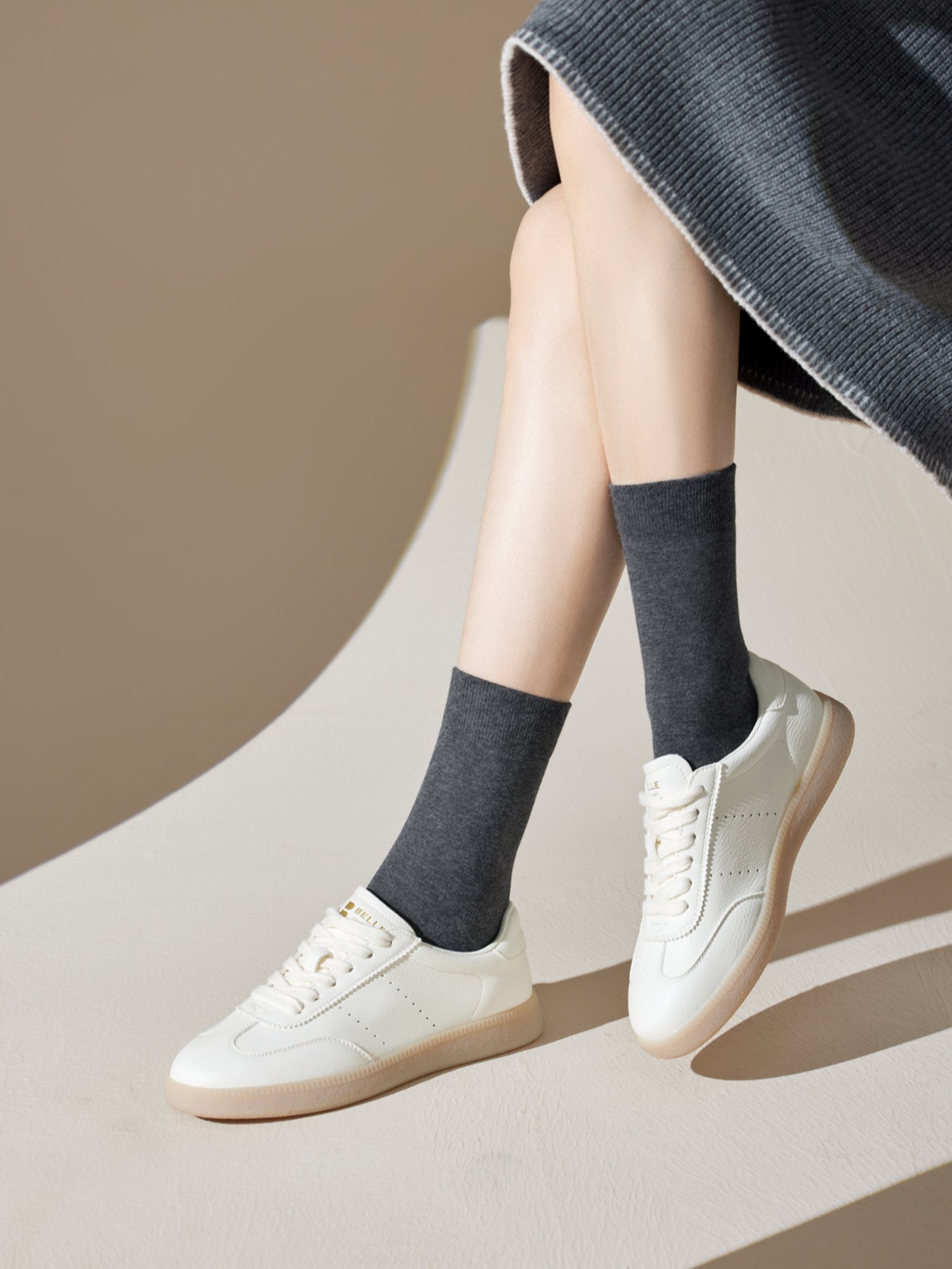 Women's 100% Cotton Crew Socks-1 Pack