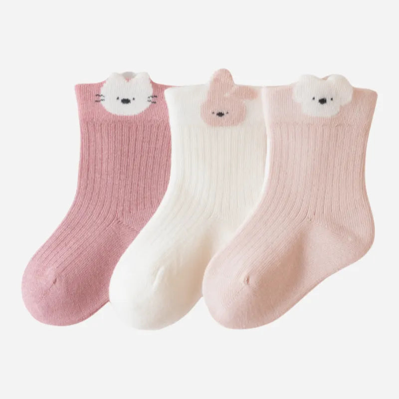 Babies Blossom Buddies Socks-3 Pairs