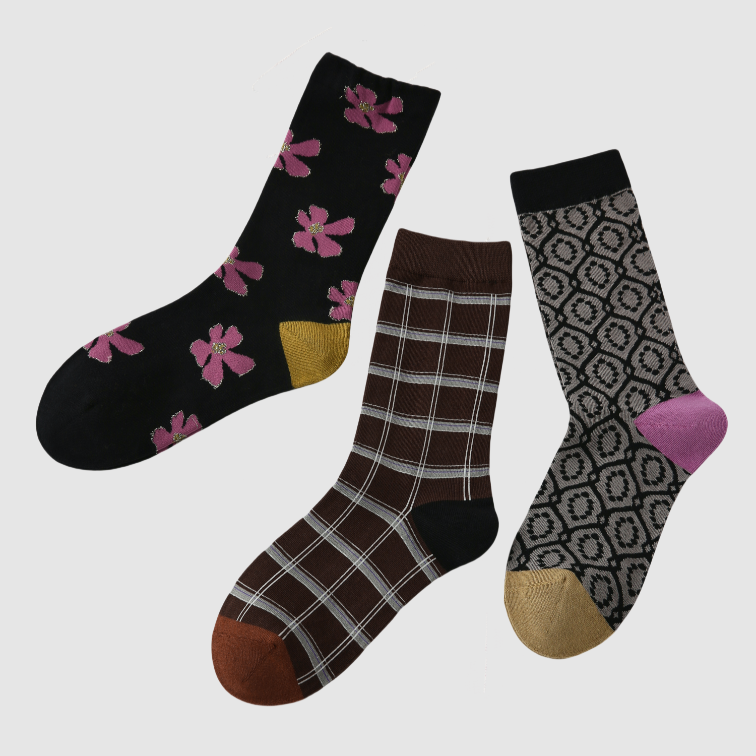Women's Seoul Checker-3 Pack