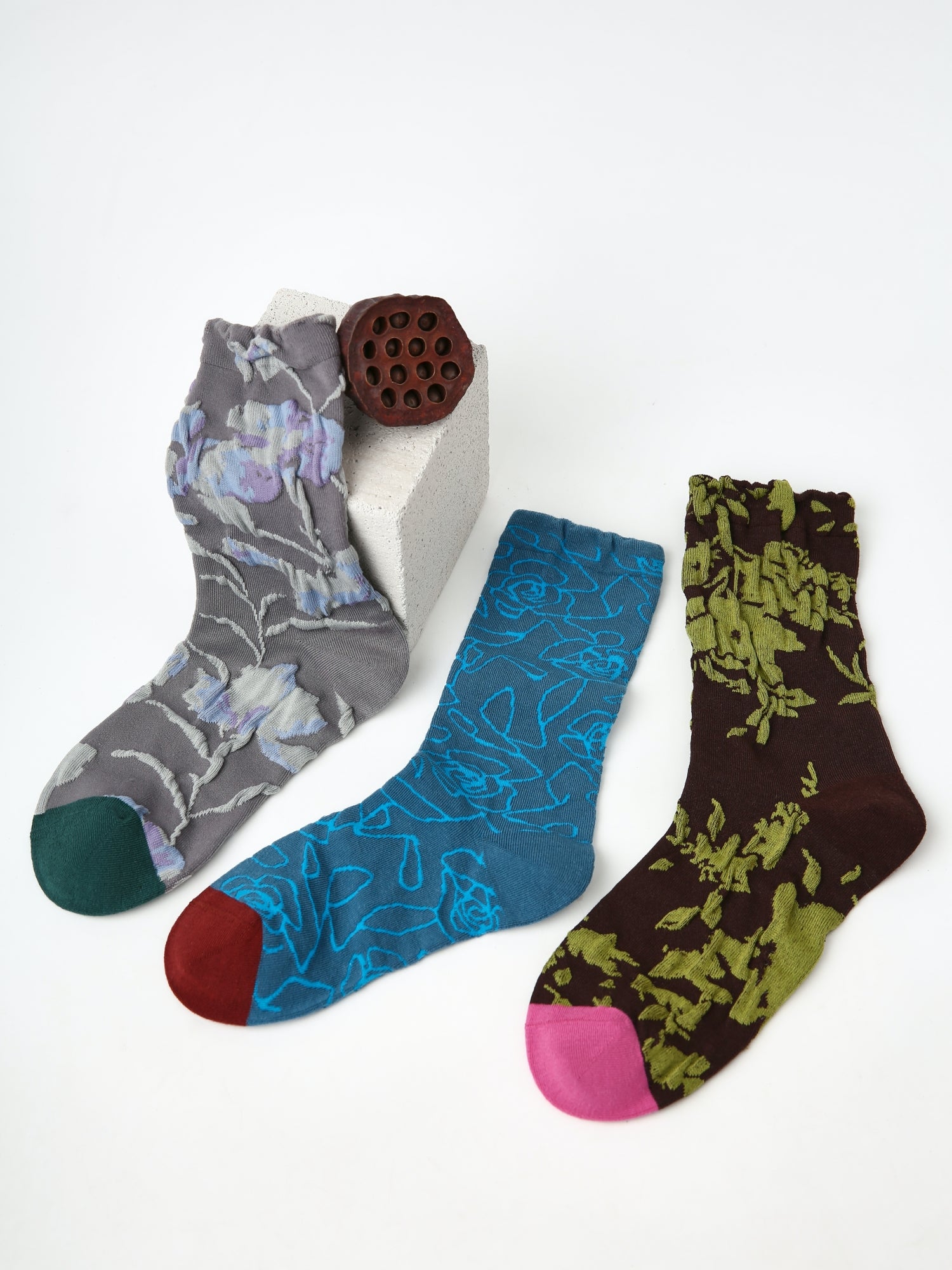 Women's Neon Embossed-3 Pack