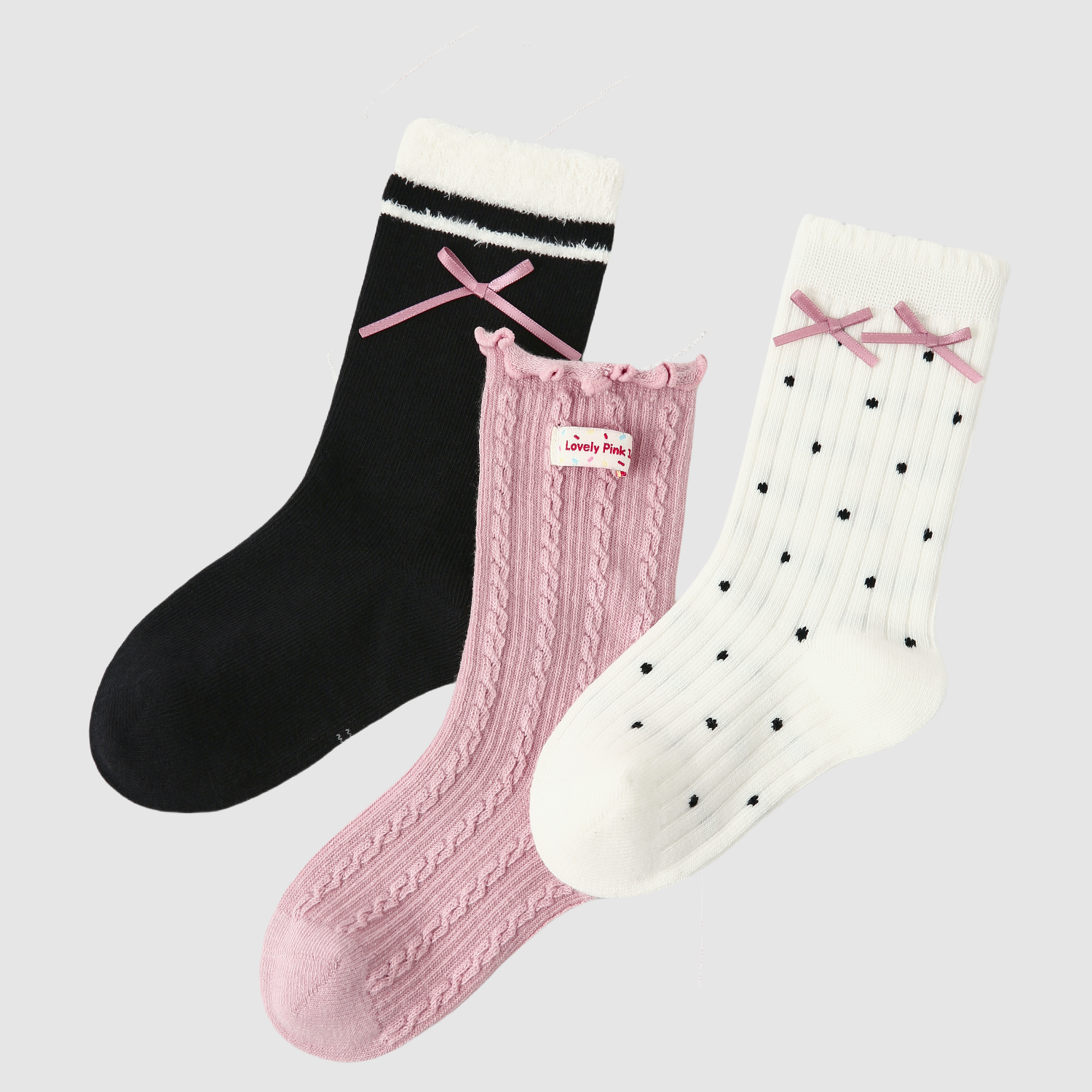 Kids' Minimalist Bow-3 Pack