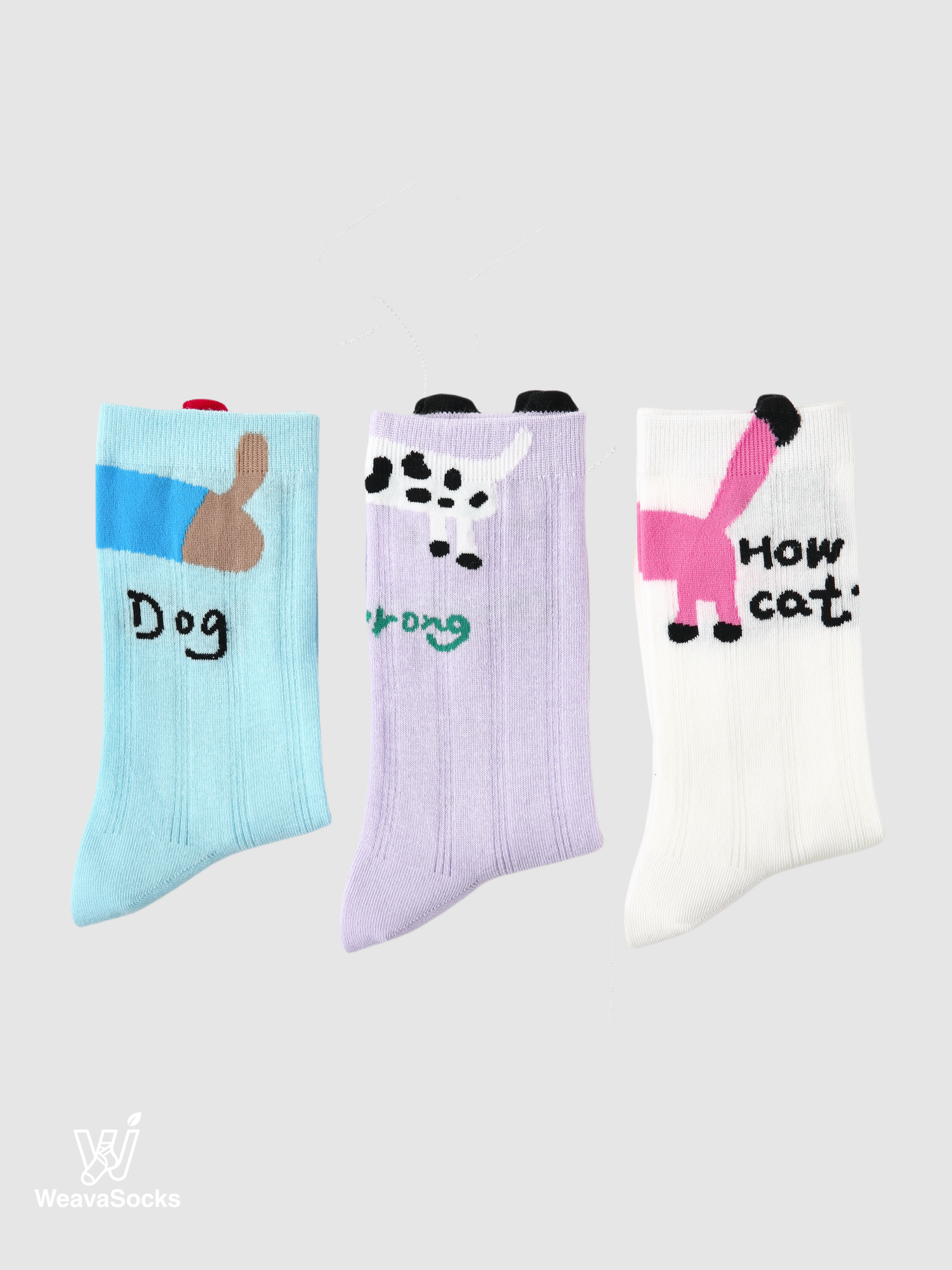 Women's Pastel Paws-3 Pack