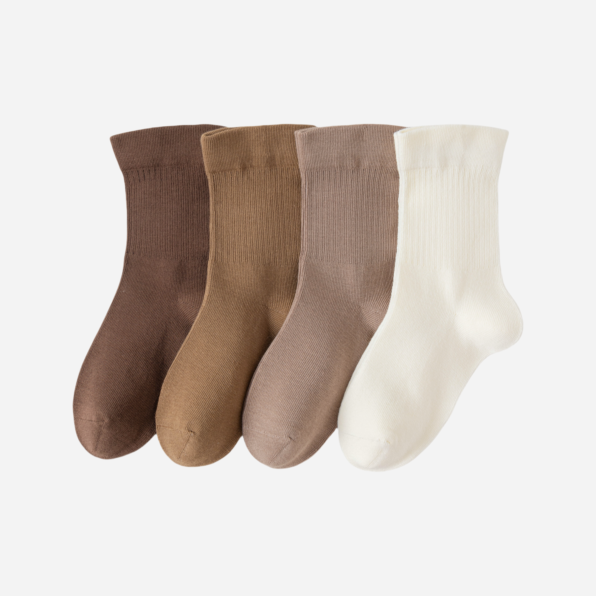 Kid's Classic Cotton Socks - 4 Pairs