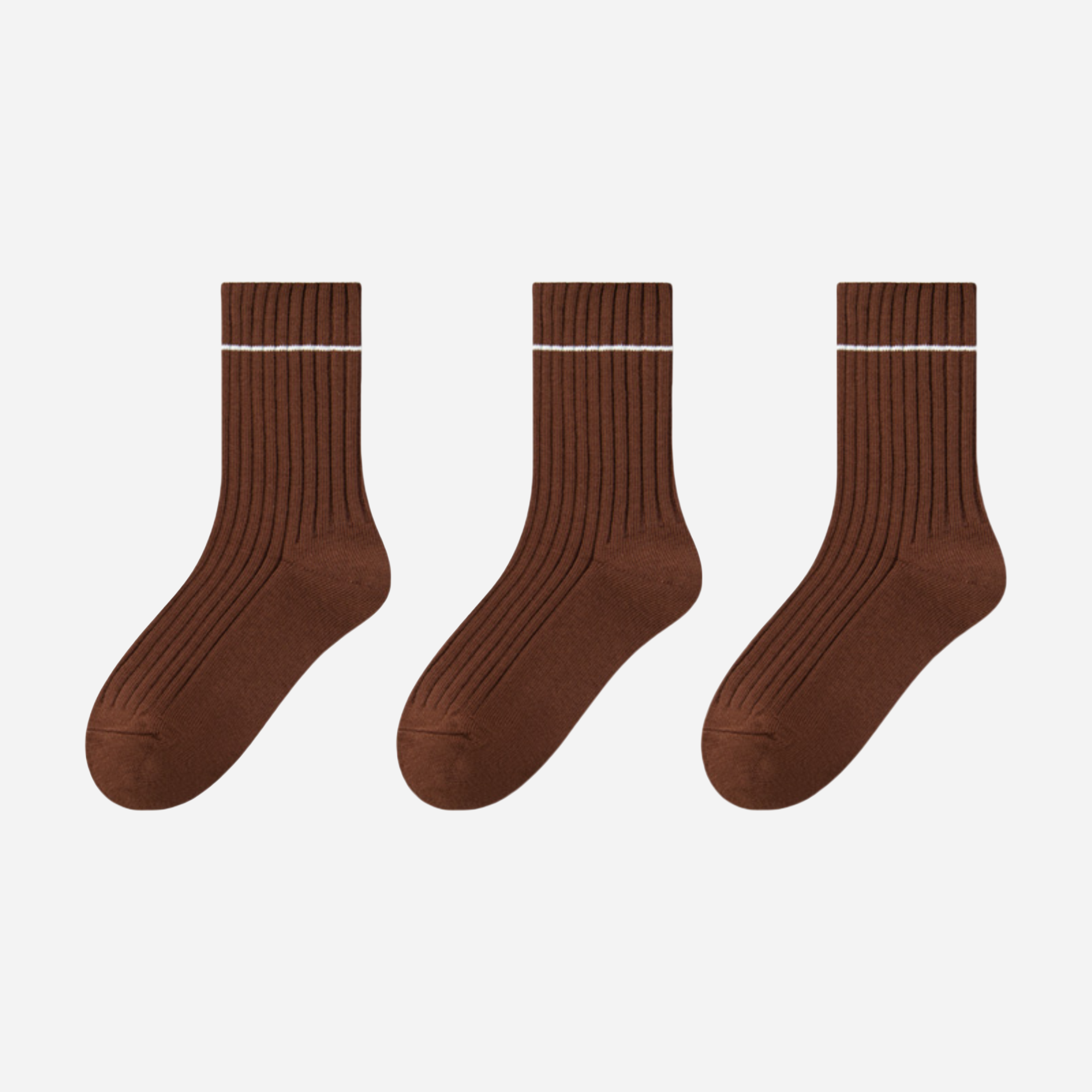 Kid's Modern Basic Crew Socks - 3 Pairs