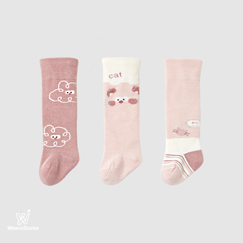 Babies' Baby Knee-High Socks-3 Pack