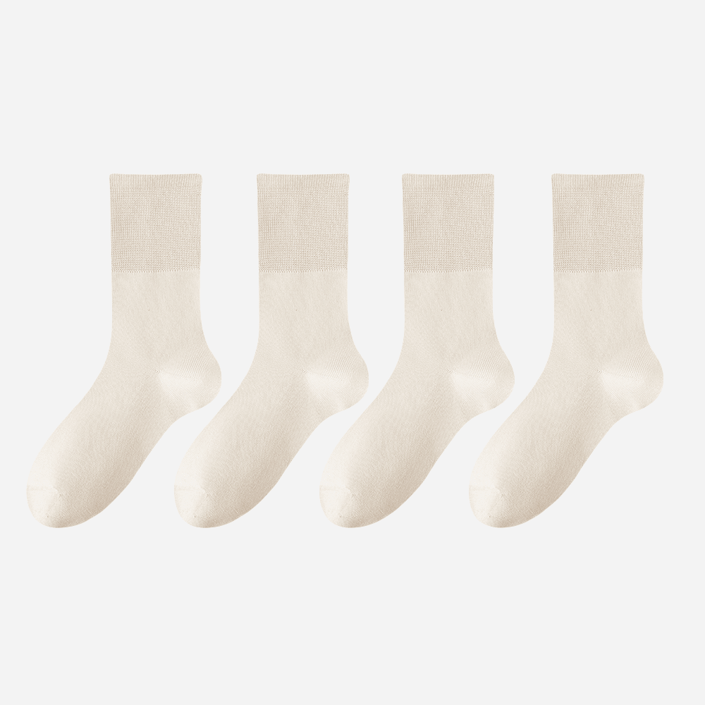 Women's Everyday Fine-Ribbed Socks - 4 Pairs - Weavasocks