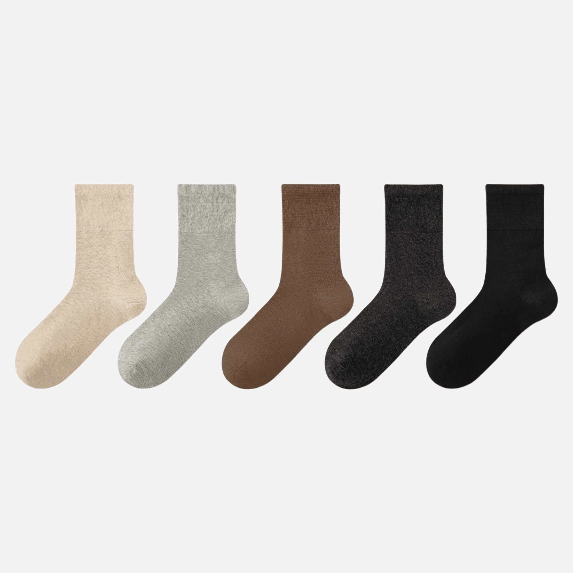 Men's Luxe Heather Knit Socks-5 Pack - Weavasocks