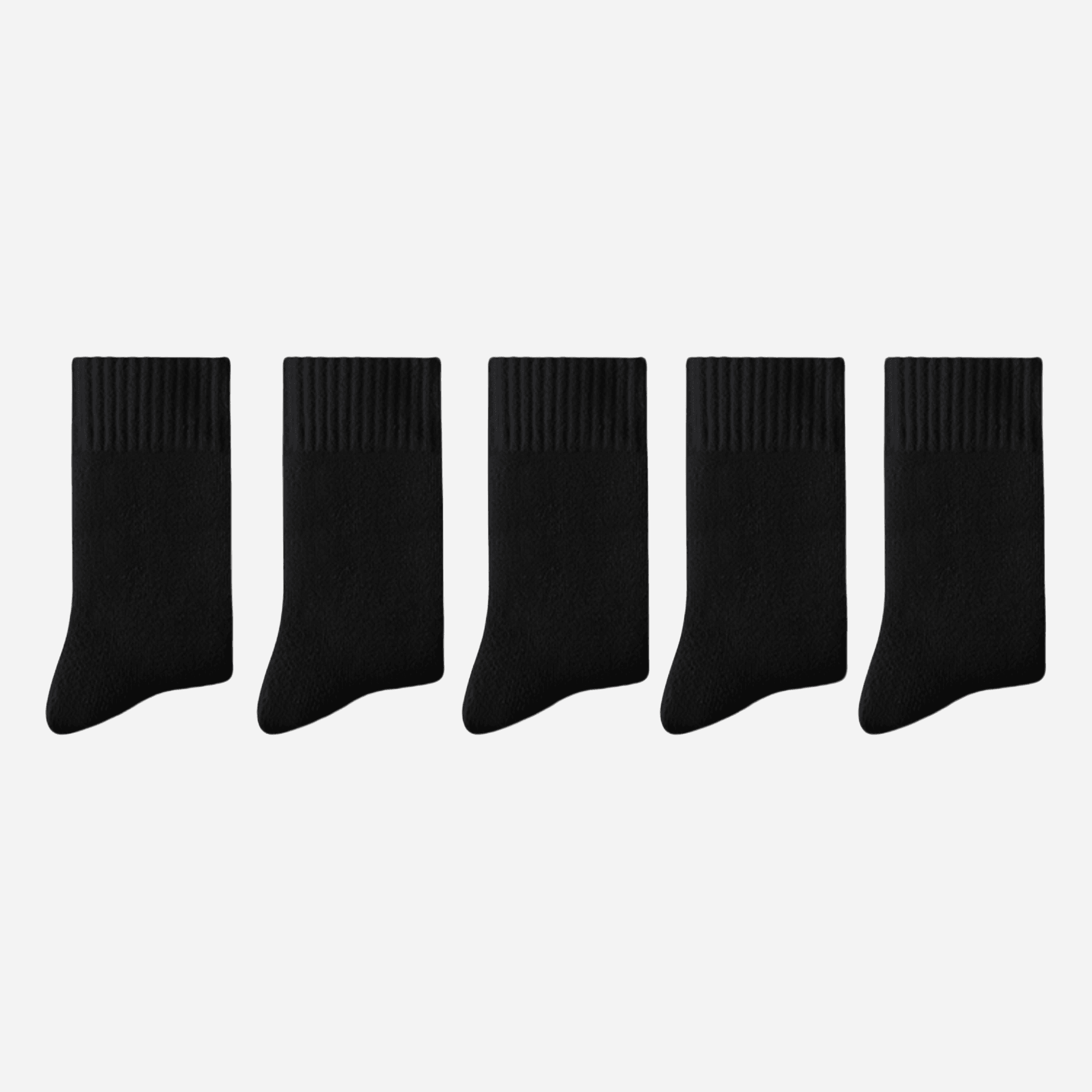 Women's Extra Warm Sherpa Lined Winter Socks - 5 Pairs