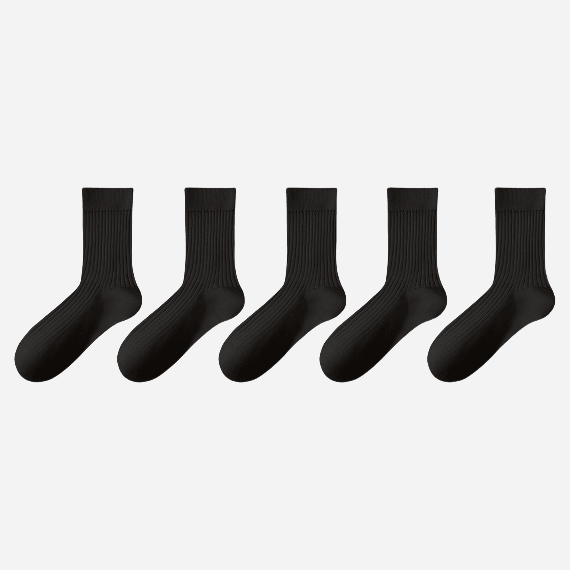 Men's All-Weather Ribbed Socks-5 Pack - Weavasocks