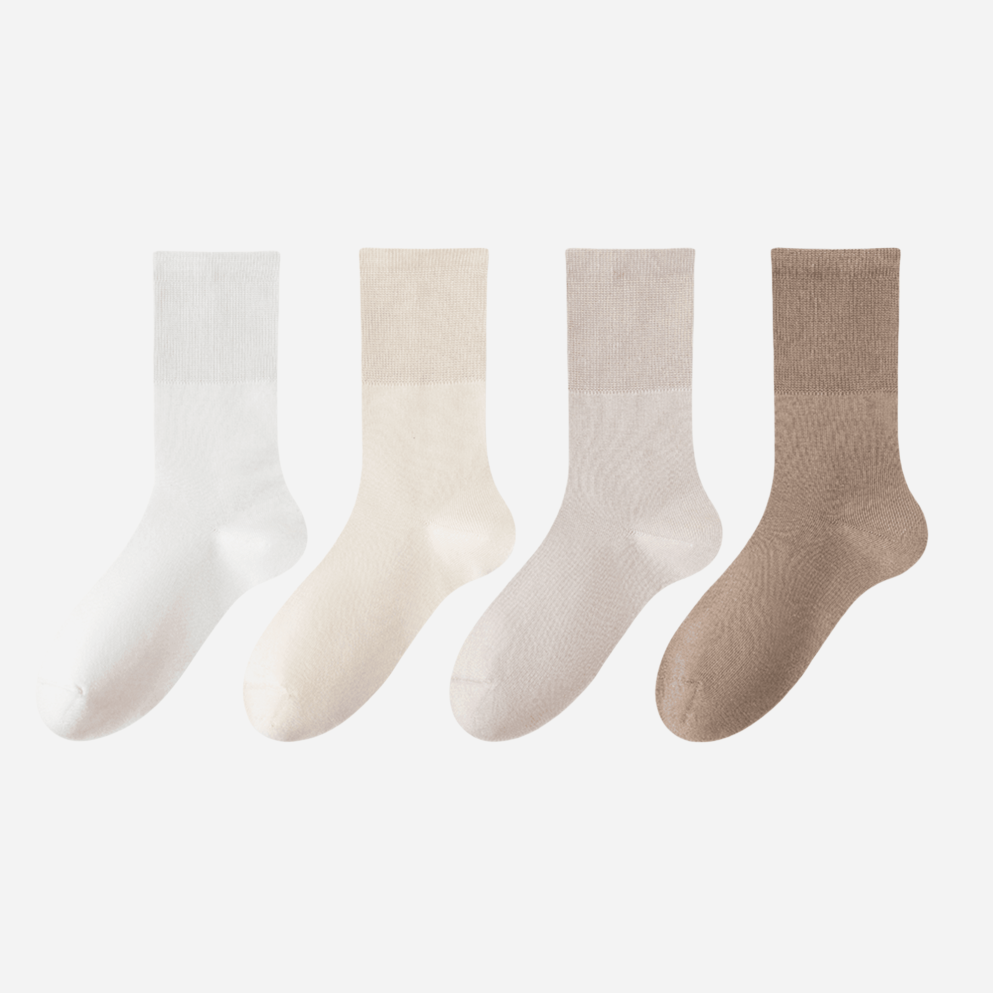 Women's Everyday Fine-Ribbed Socks - 4 Pairs - Weavasocks