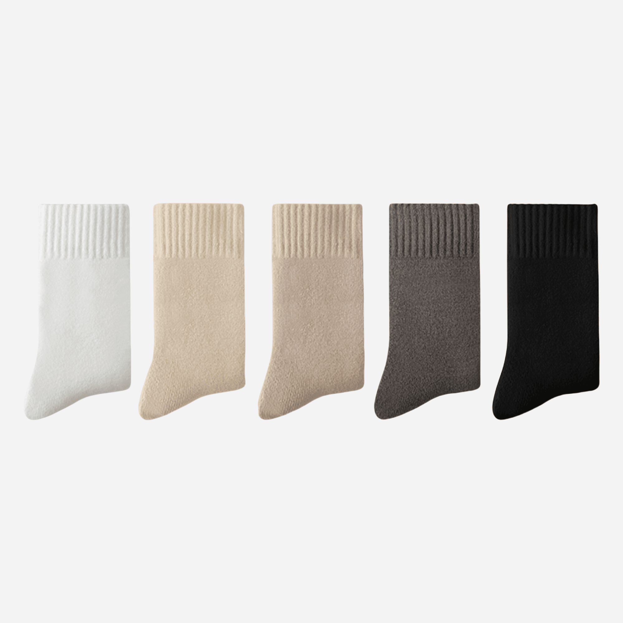 Women's Extra Warm Sherpa Lined Winter Socks - 5 Pairs