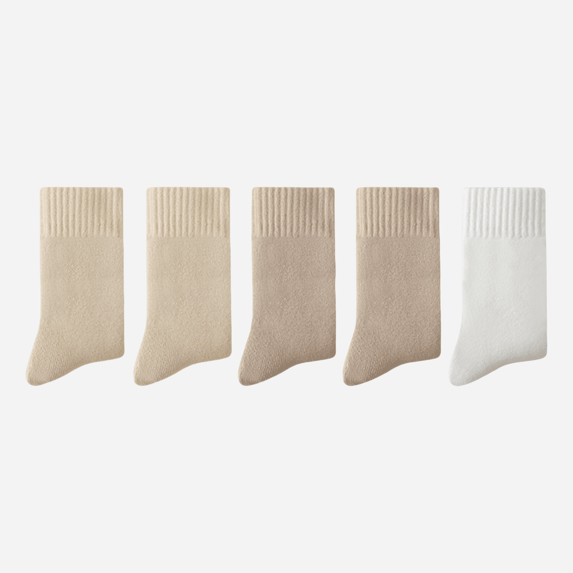 Women's Extra Warm Sherpa Lined Winter Socks - 5 Pairs