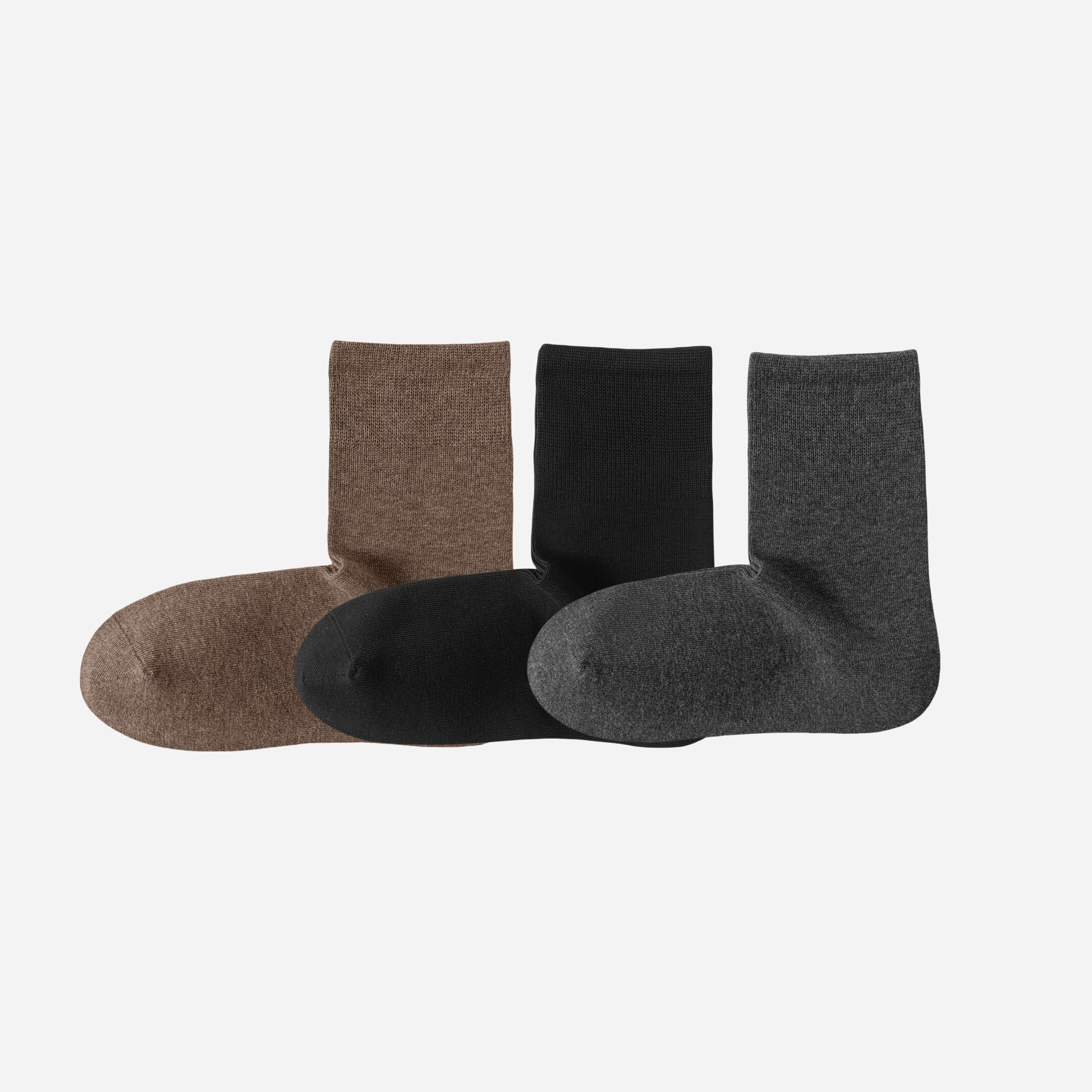 Women's Cozy Heathered Crew Socks - 3 Pairs - Weavasocks