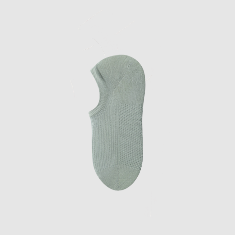 Men's Silk-Linen No-Show Socks-1 Pack