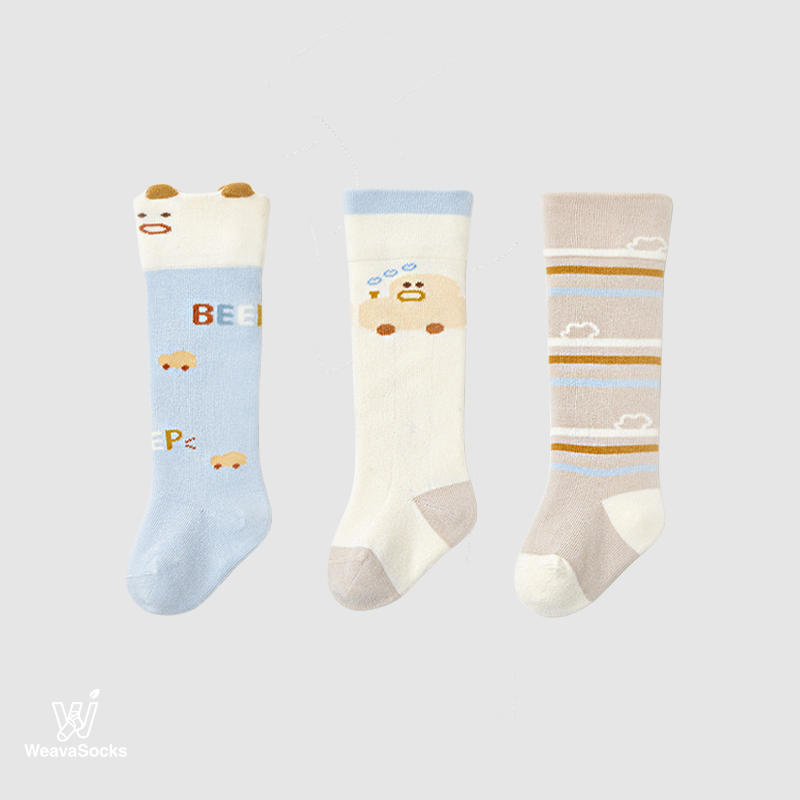 Babies' Baby Knee-High Socks-3 Pack