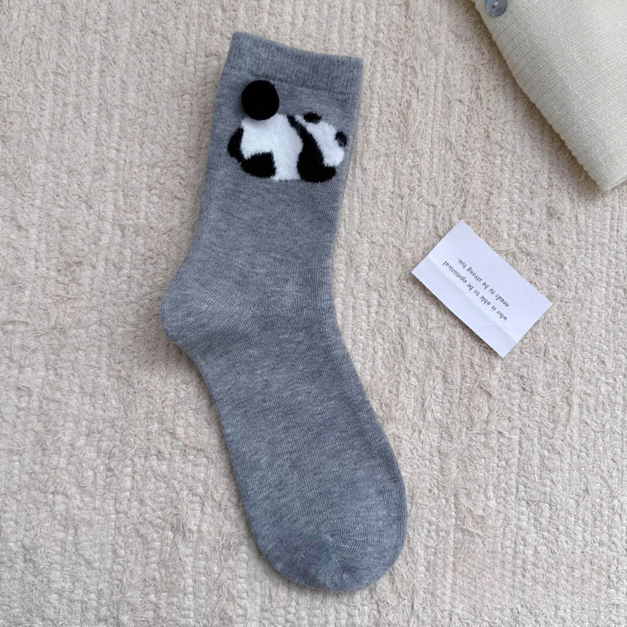 Women's Cute 3D Pom Pom Pet Socks - Single Pair