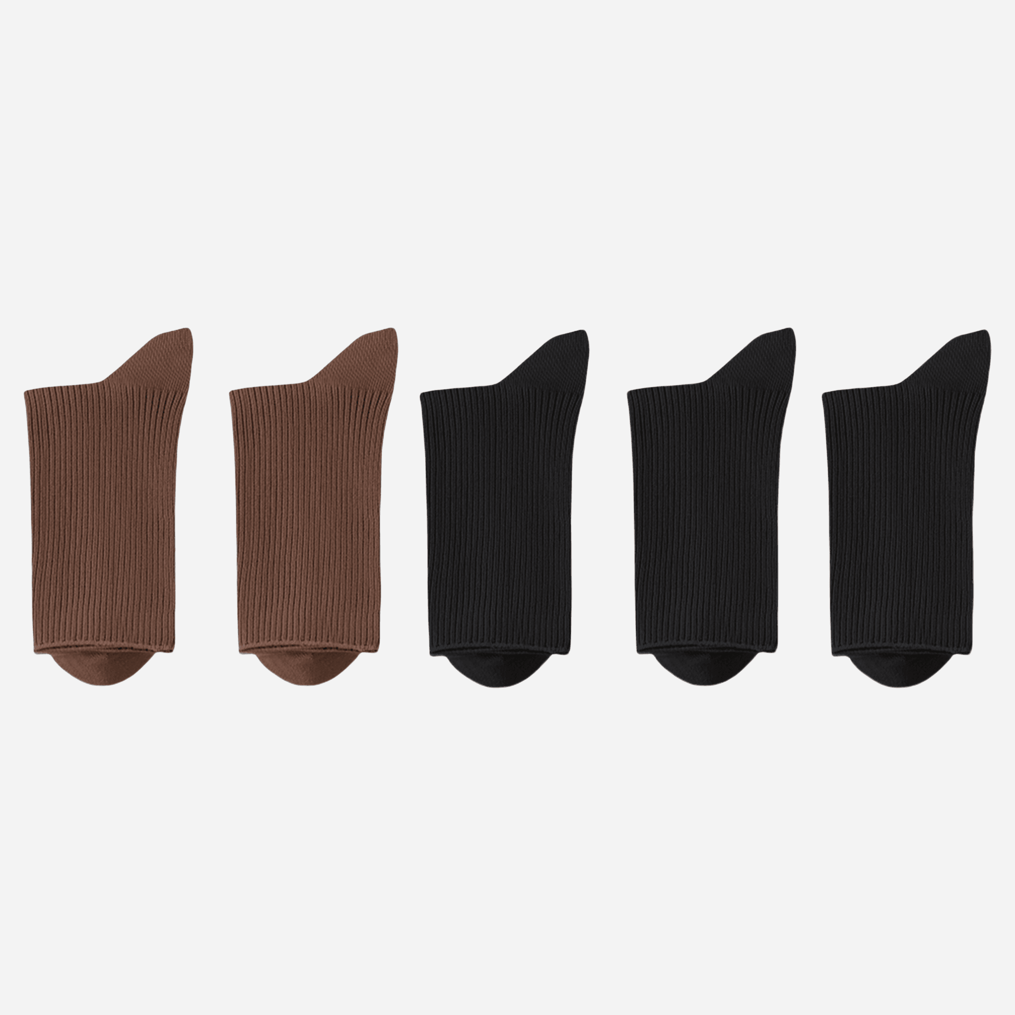 Women's Chunky Rib-Knit Slouch Socks - 5 Pairs - Weavasocks