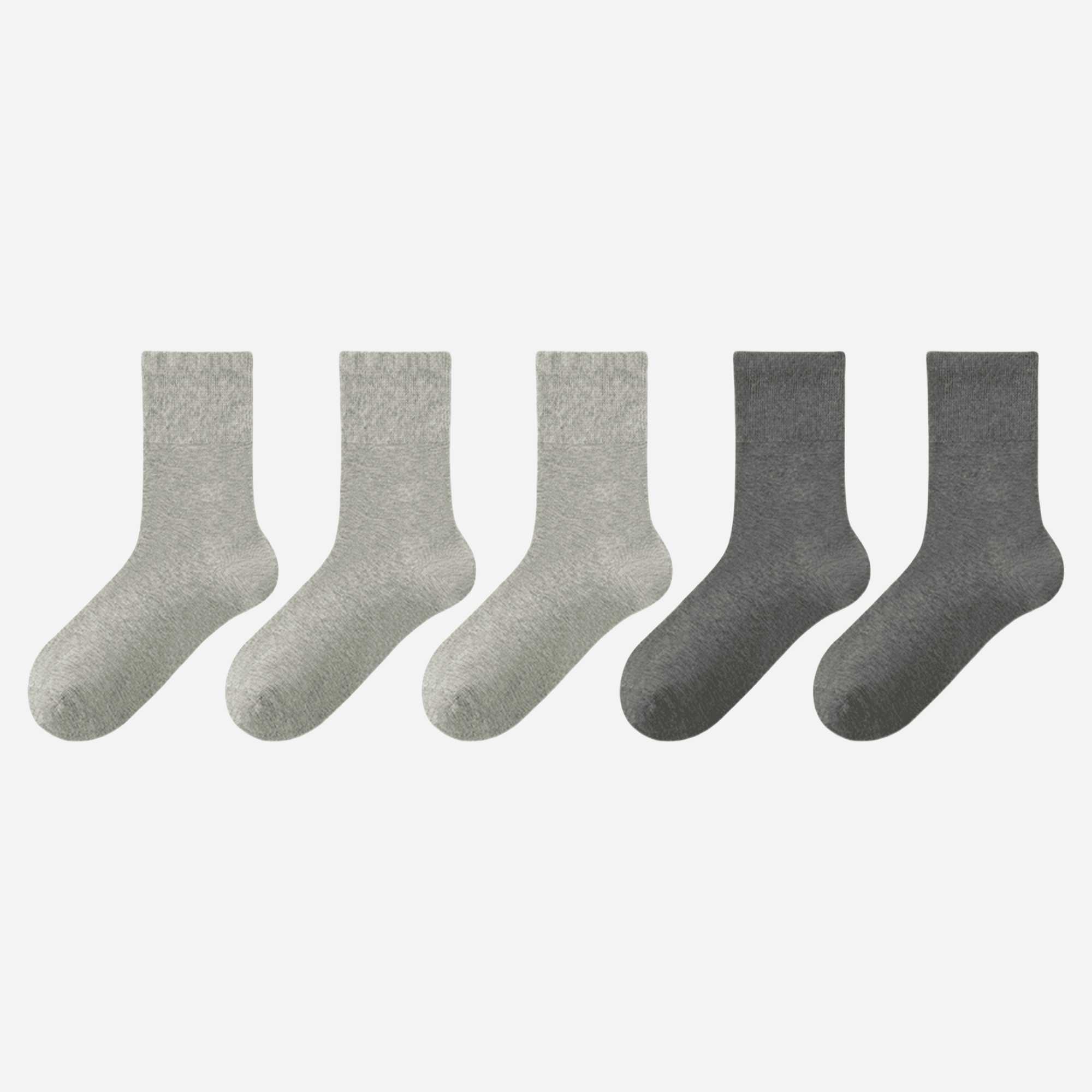 Men's Luxe Heather Knit Socks-5 Pack - Weavasocks