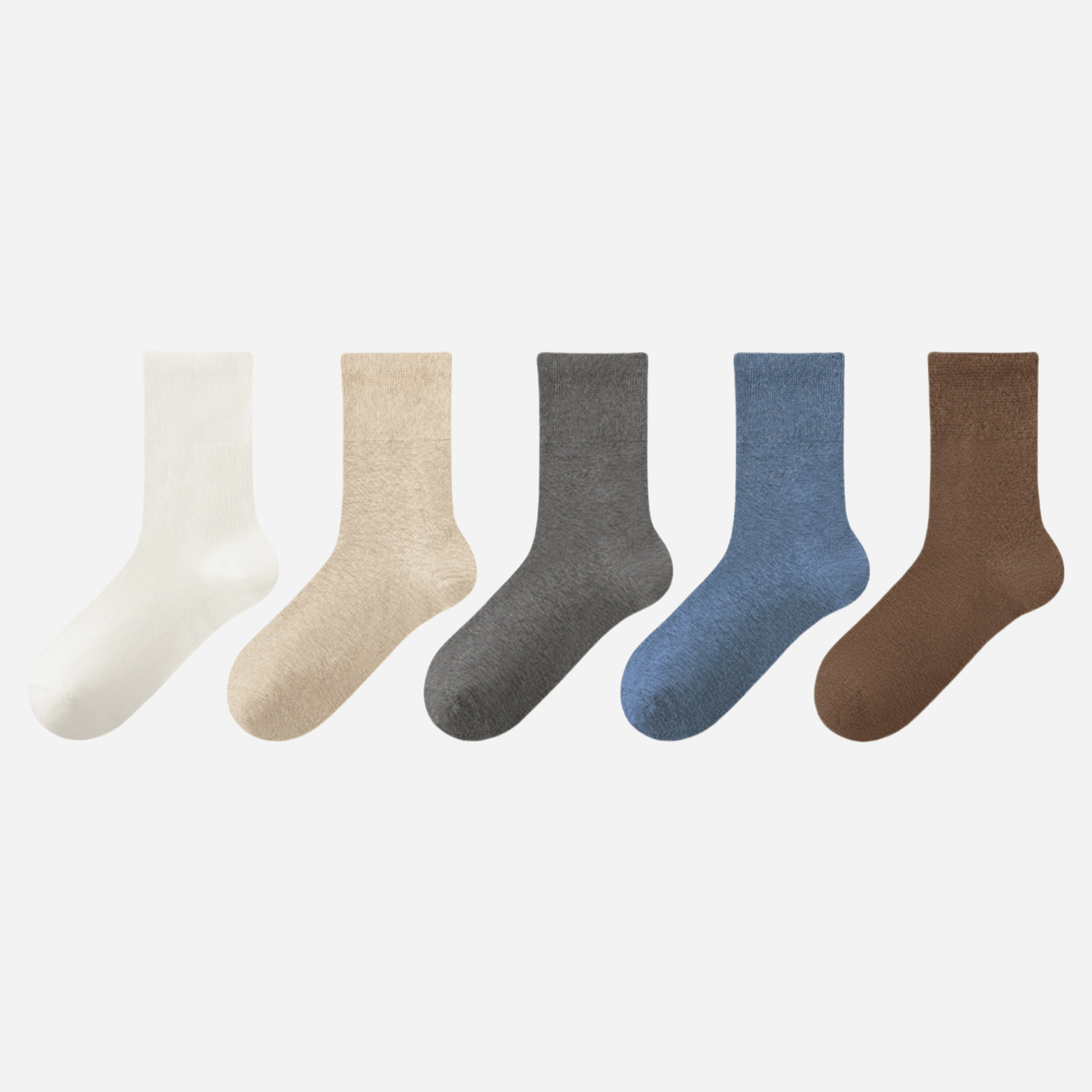 Men's Luxe Heather Knit Socks-5 Pack - Weavasocks