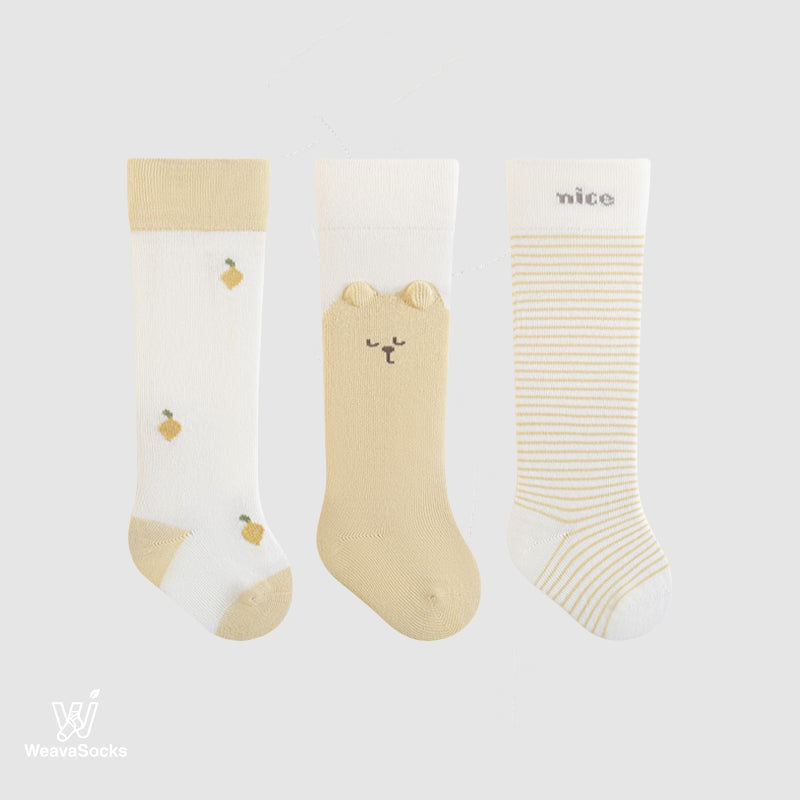 Babies' Sunshine & Sprouts Knee-Highs-3 Pack