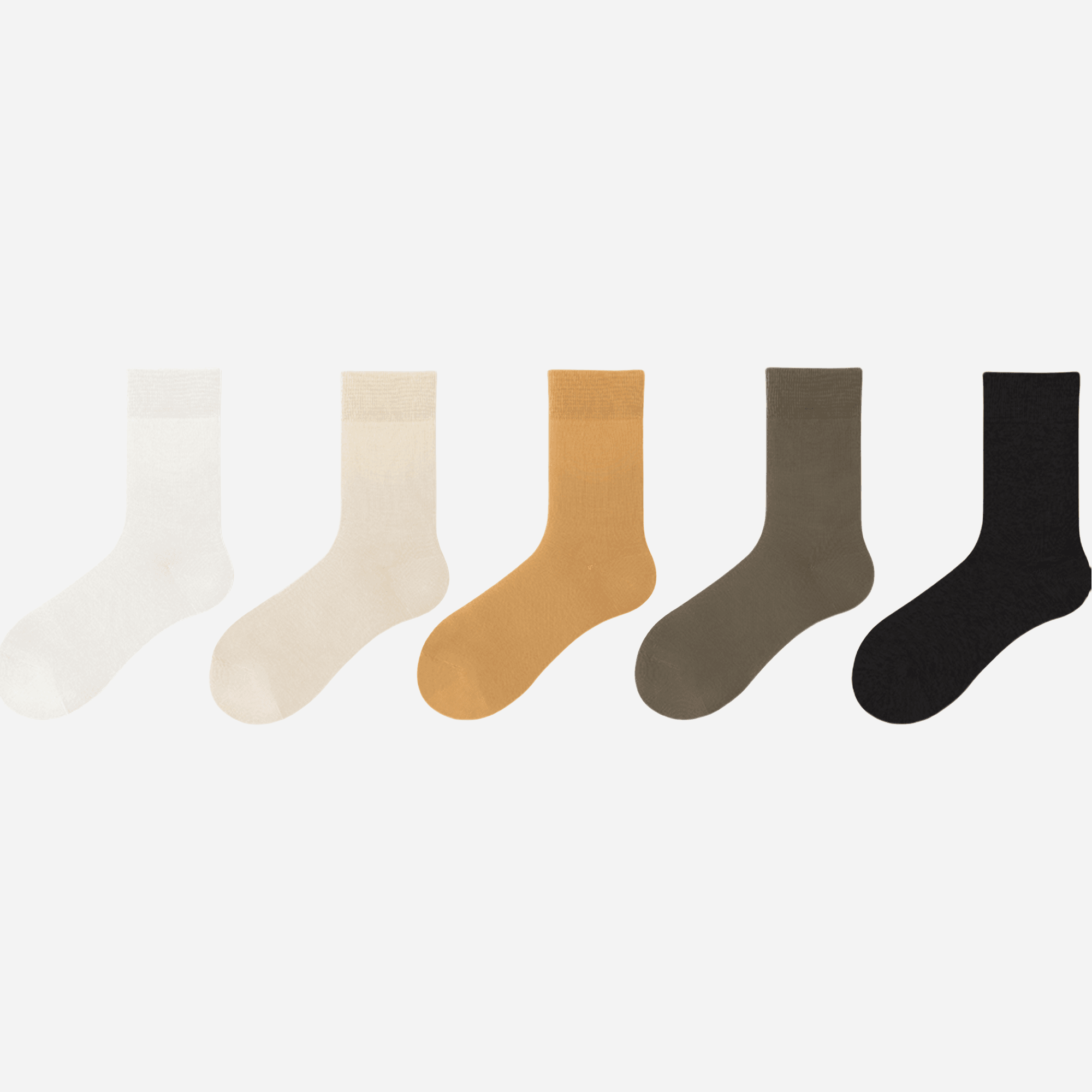 Women's Everyday Cotton Crew Socks - 5 Pairs - Weavasocks