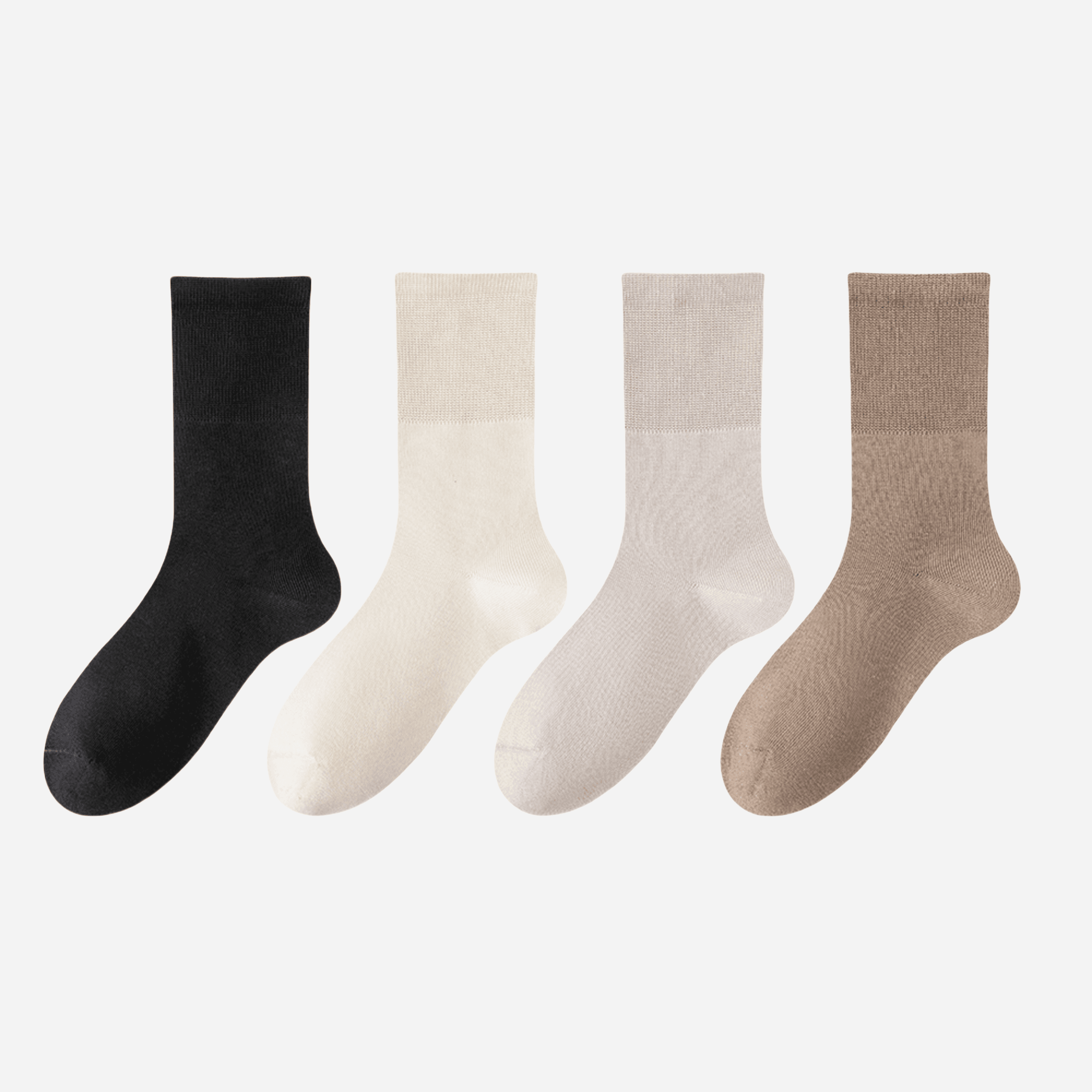 Women's Everyday Fine-Ribbed Socks - 4 Pairs - Weavasocks