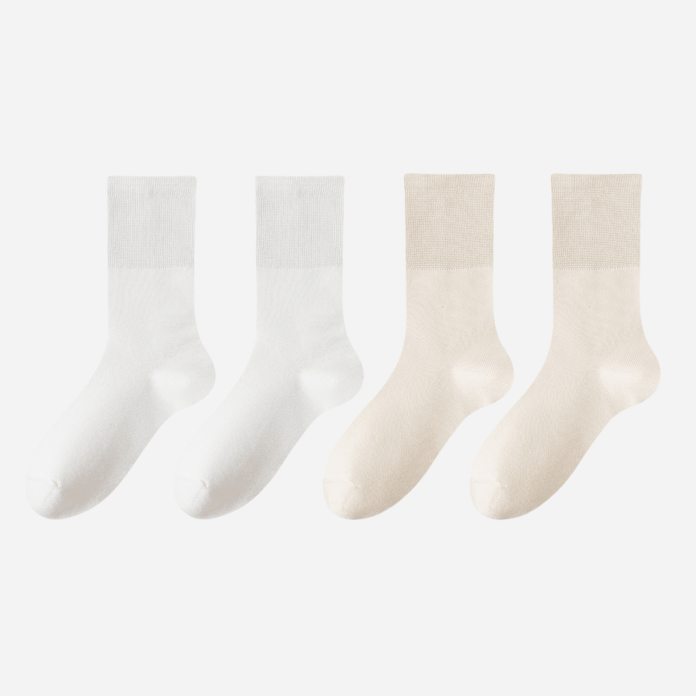 Women's Everyday Fine-Ribbed Socks - 4 Pairs - Weavasocks