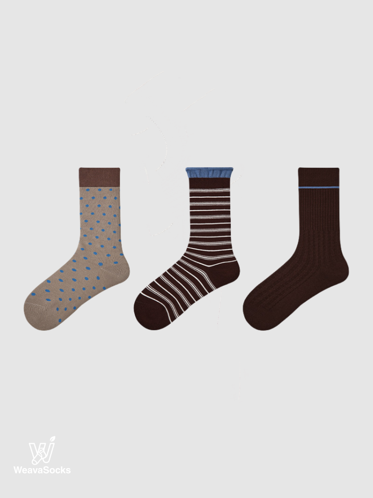 Women's Mocha & Cerulean Trio-3 Pack