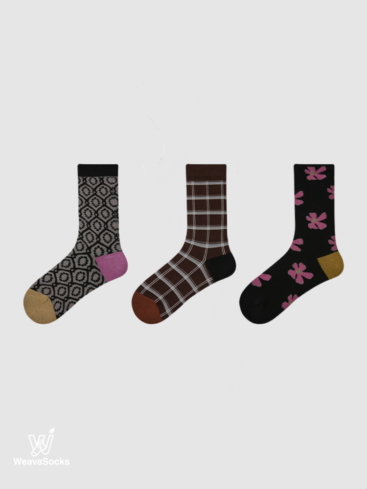Women's Seoul Checker-3 Pack