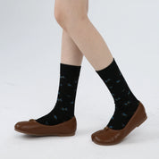 Women's Designer Metallic Lurex Tabi Split-Toe Crew Socks (3-Pack)