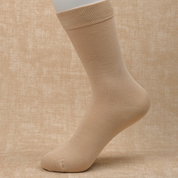 Women's 97% Cotton 6.6" Essential Crew Socks - product photo showing soft cotton comfort