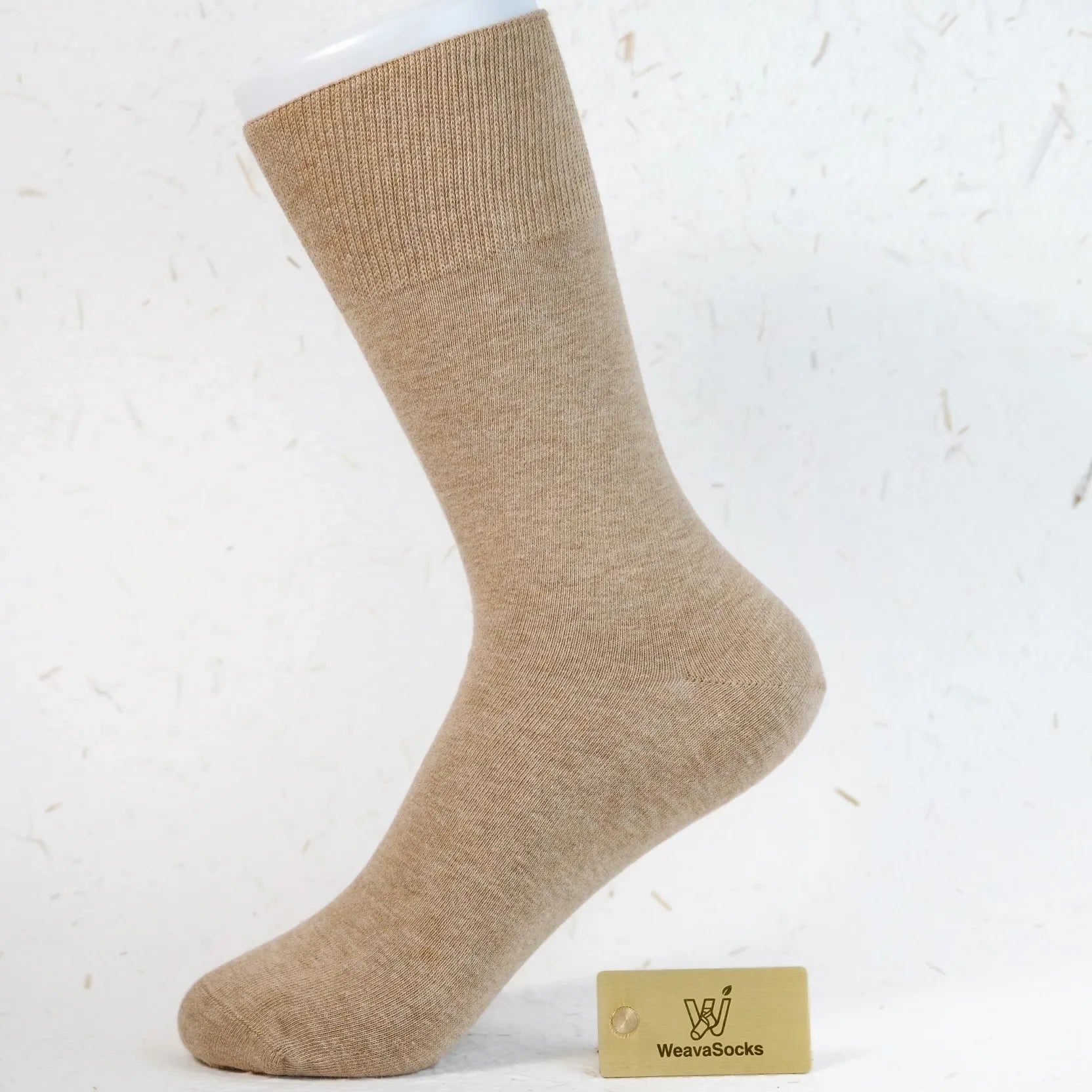 Women's 98% Cotton 7" Non-Binding Crew Socks