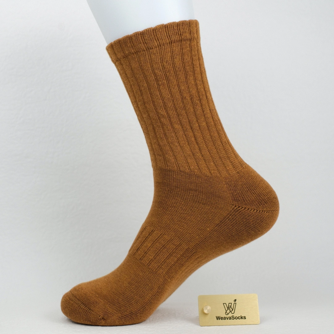 Men's 92% Premium Cotton Terry Cushion Sport Socks - product photo showing cushioned comfort