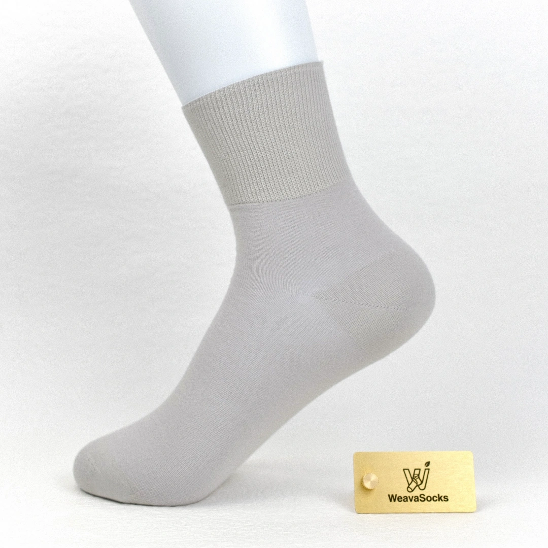 Women's 99% Supima® Cotton Silk-Touch Quarter Socks - product photo showing soft cotton comfort