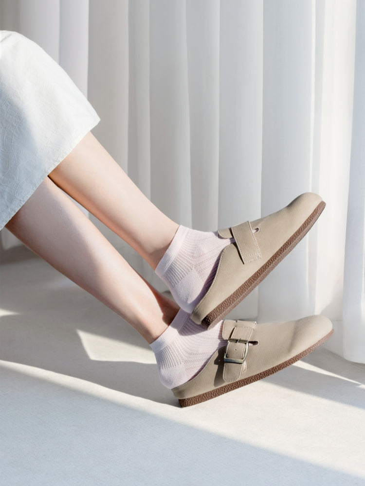 Women's Silk Linen Low-Cut Socks-1 Pack