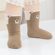 Baby’s Colorblock Animal Cuff Crew 3-Pack