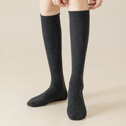 Women‘s 47.5% Wool Blend Thermal Knee-High Socks