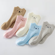 Baby’s Minimalist 'Happy Face' 95% Cotton Socks