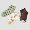 Vintage Floral Embossed Ankle Socks 3-Pack - sock set showing soft cotton comfort