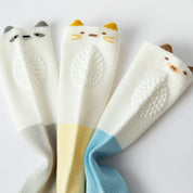 Baby’s Cartoon Knee-Pad Protection & Dual Grip Socks 3-Pack
