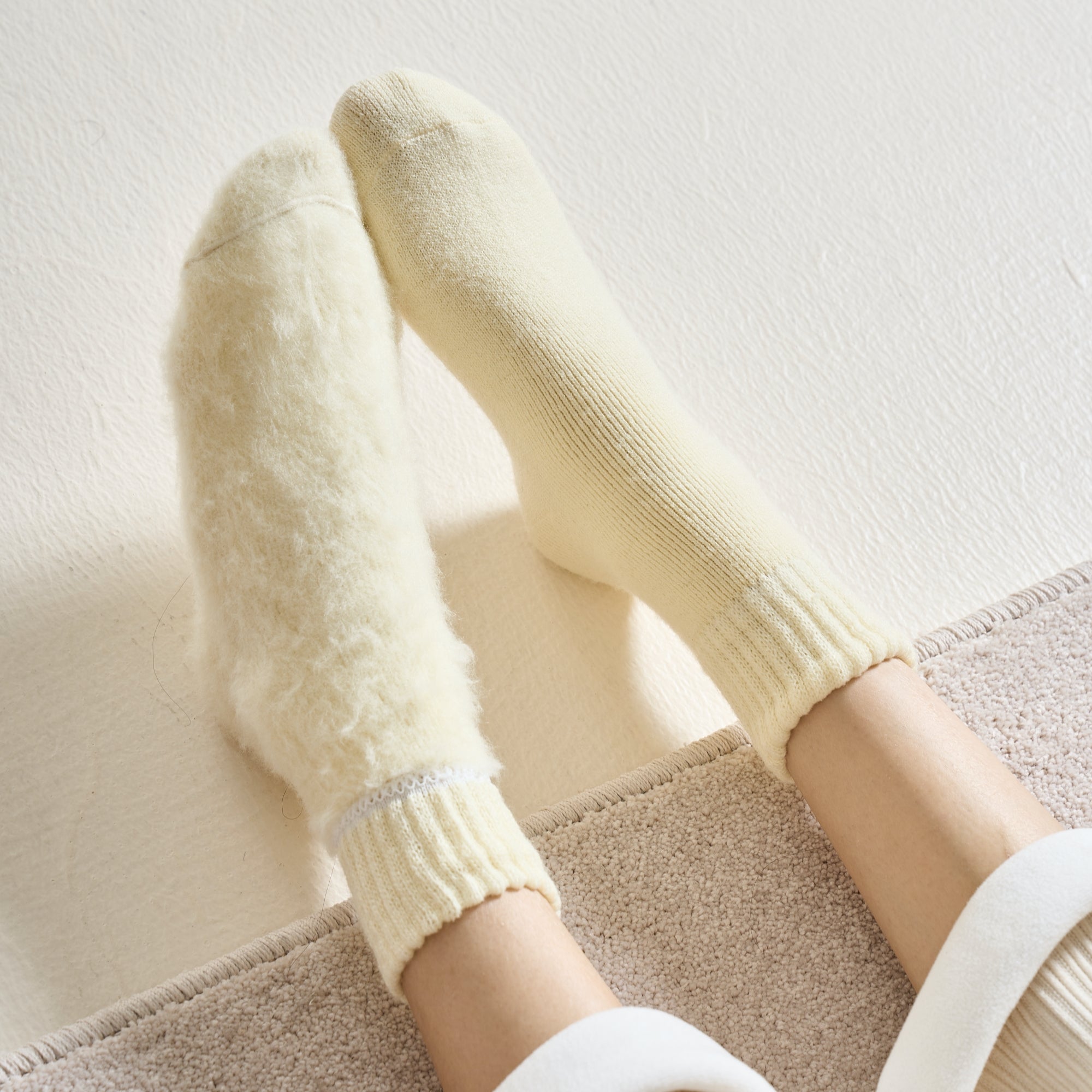 Women's Plush Sherpa Lined Slipper Socks - Single Pair