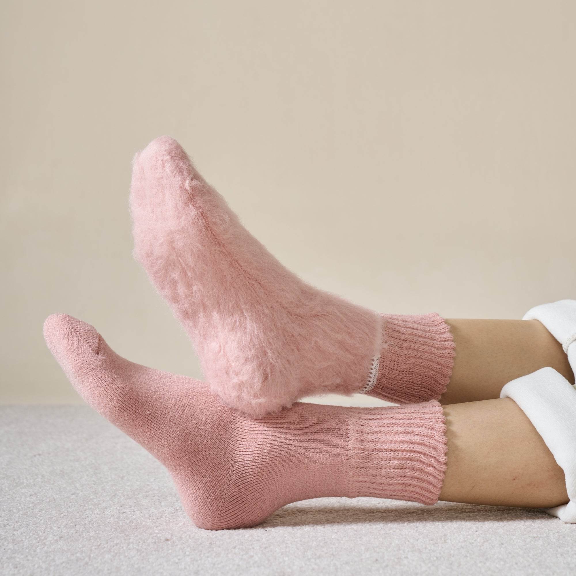 Women's Plush Sherpa Lined Slipper Socks - Single Pair