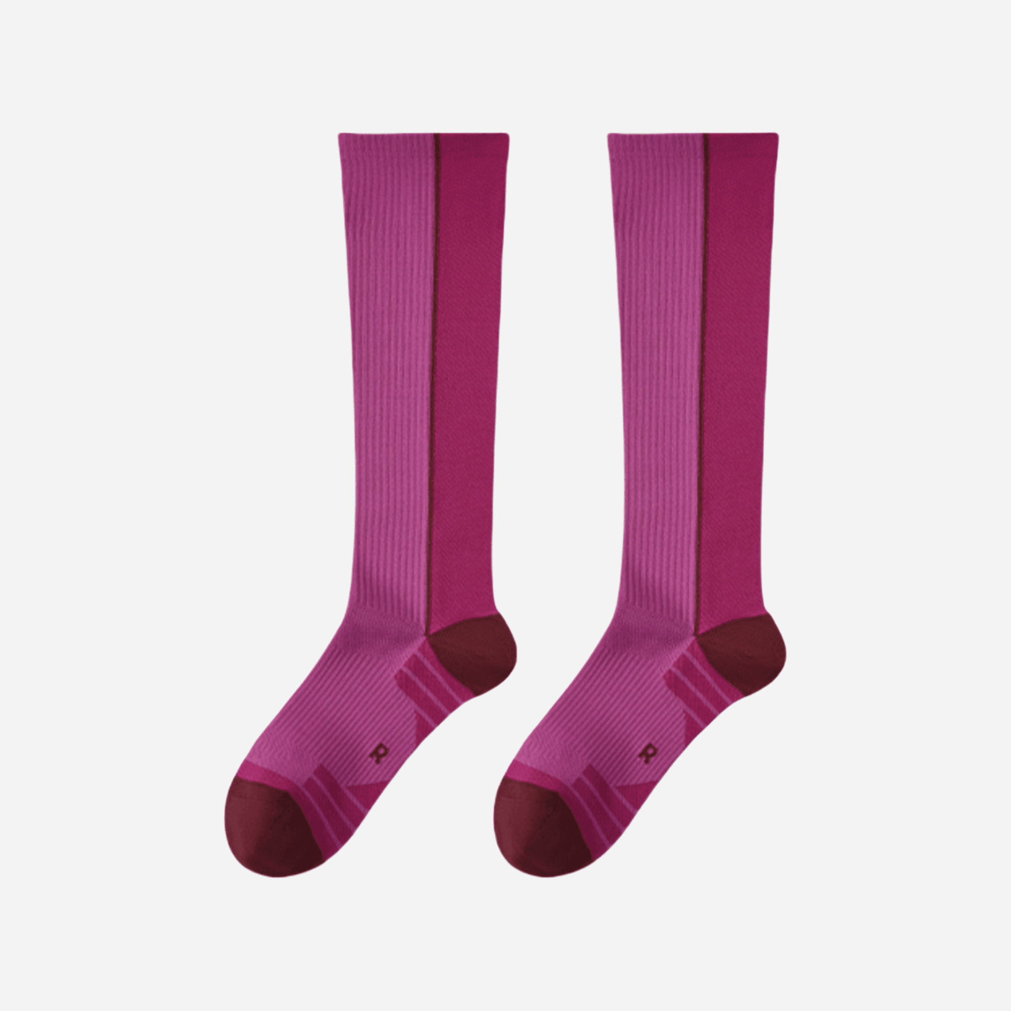 Women's Performance Knee-High Hiking Socks - Magenta
