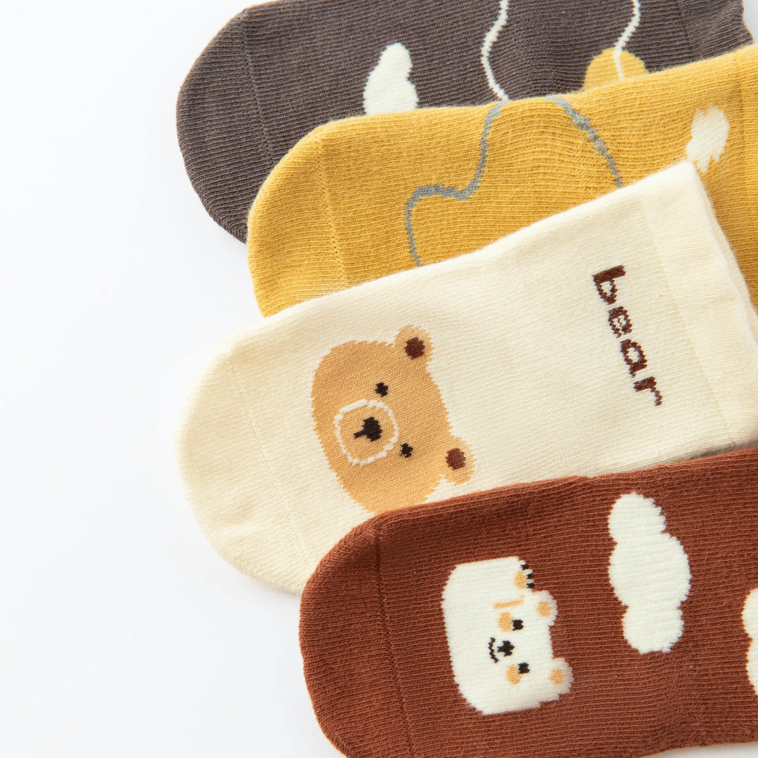 Baby’s Dreamy Cloud Non-Slip Socks 4-Pack