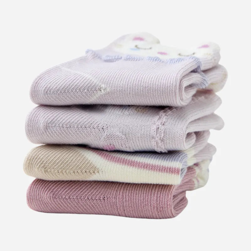 Babies The Lavender Lullaby Socks-4 Pairs