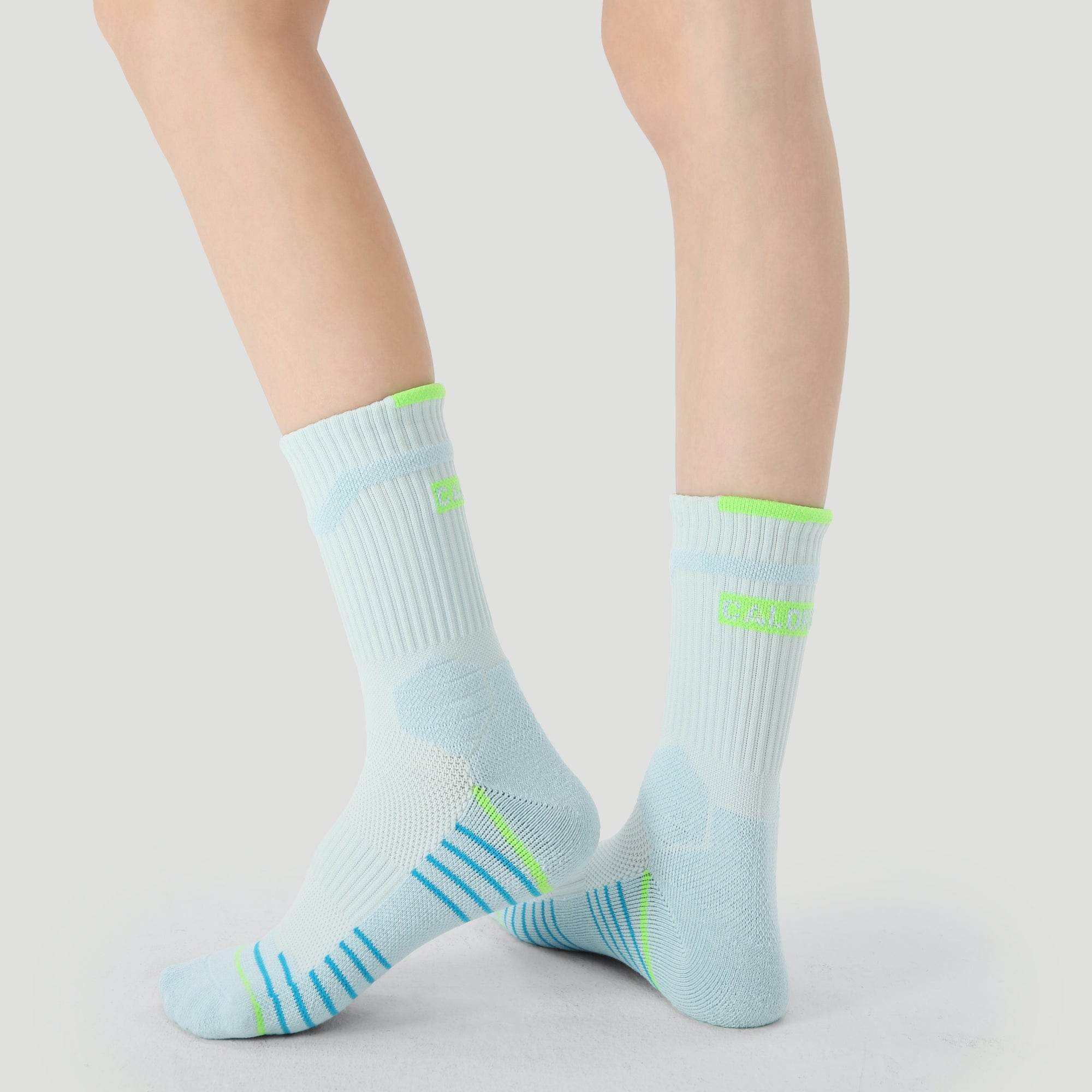 Women's Performance Cushioned Crew Socks - Sky Blue