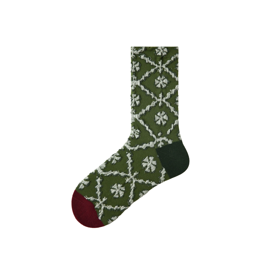 Intricate Floral Socks