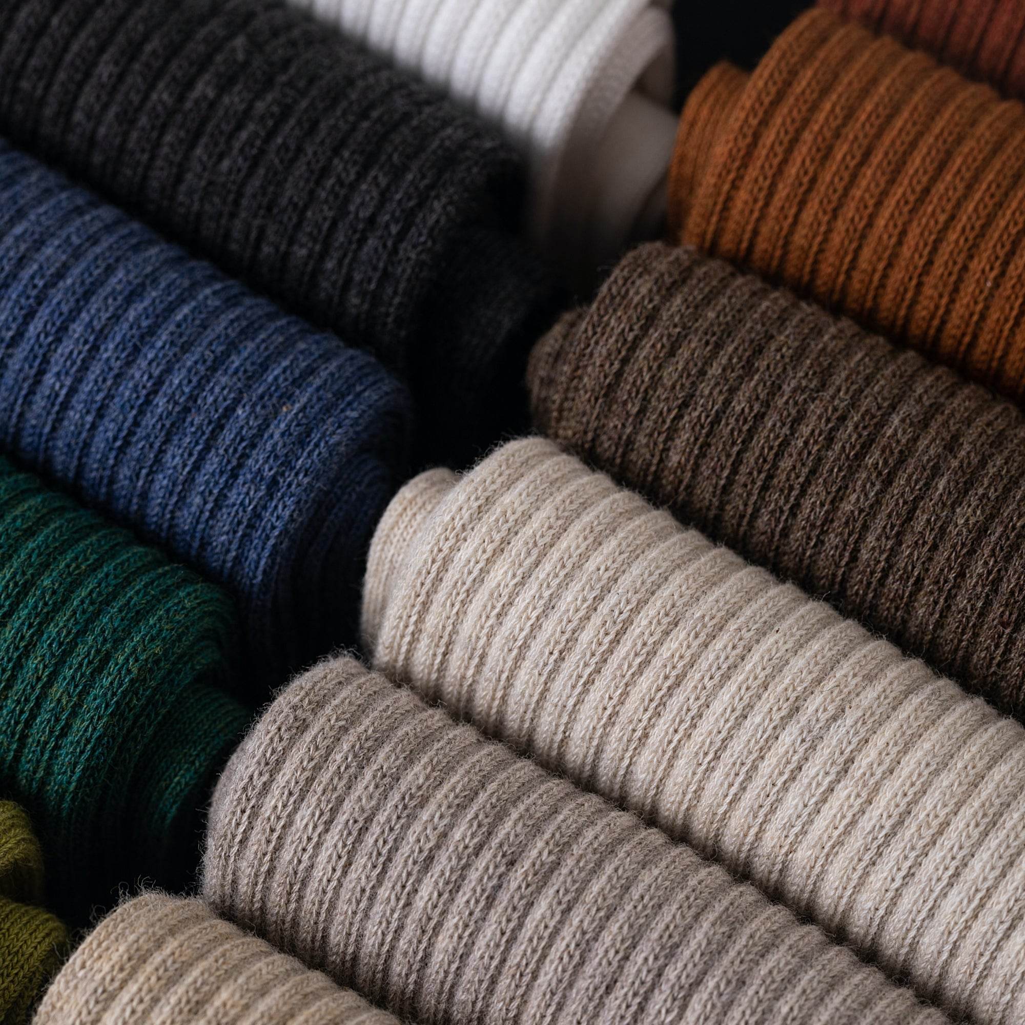 Women's Classic Cotton Ribbed Socks - 5 pairs