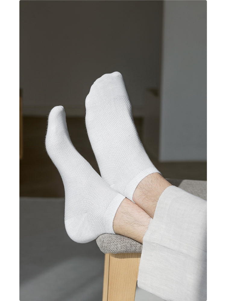 Men's Mulberry Silk Low-Cut Socks-1 Pack