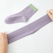 97% Cotton Ribbed Crew Socks 5-Pack